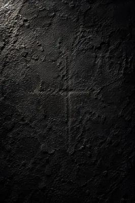 Dark Stone Texture With Subtle Cross