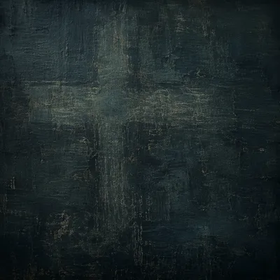 Dark Textured Background With Subtle Cross