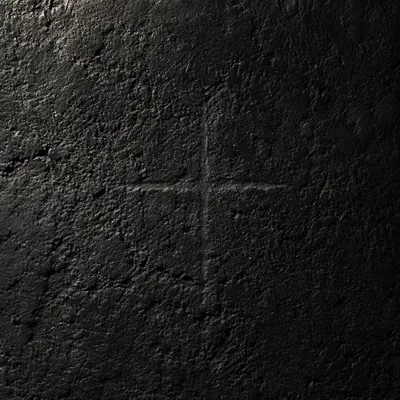 Subtle Cross on Dark Stone Texture