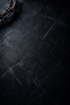 Dark Textured Slate Background with Cross
