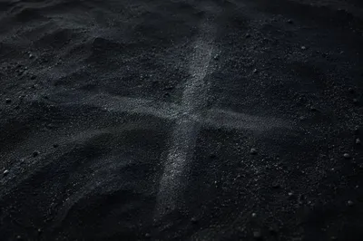Subtle Cross on Dark Textured Background