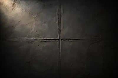 Dark Textured Background with Subtle Cross