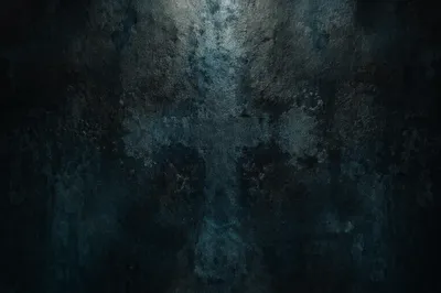 Subtle Cross on Dark Teal Texture