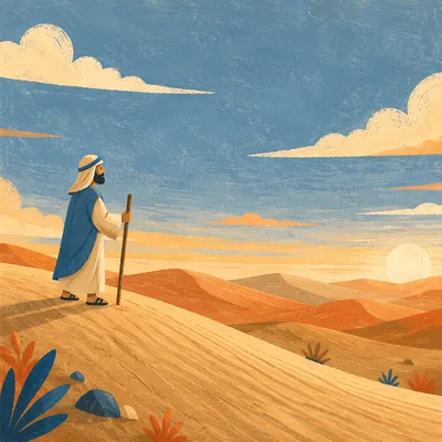 Golden Hour Desert Dunes Background