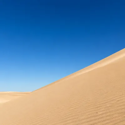 Minimalist Desert Wilderness Spiritual Journey Background
