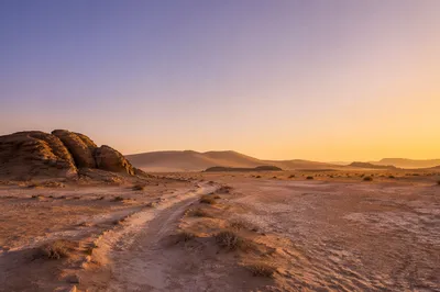 Desert Wilderness Dawn Spiritual Journey Background