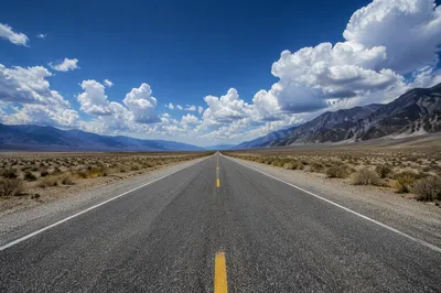 Desert Highway Spiritual Journey Background
