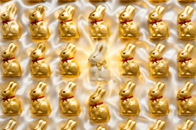 White and Gold Easter Resurrection Background