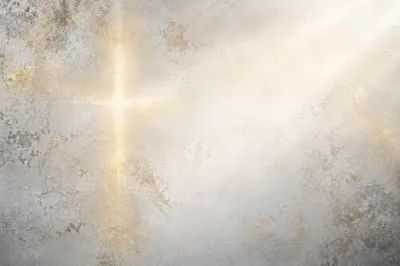 Elegant Easter Resurrection White Gold Background