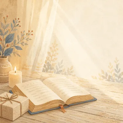 Grace and Faith Gift Background Scene