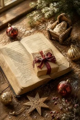 Gift Box on Devotional Book