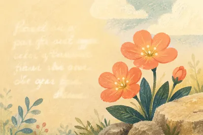 Grace and Faith Daisy Background