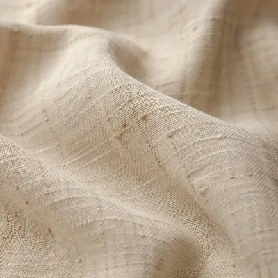 Natural Linen Fabric Texture Background