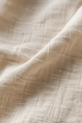 Natural Linen Fabric Texture Background