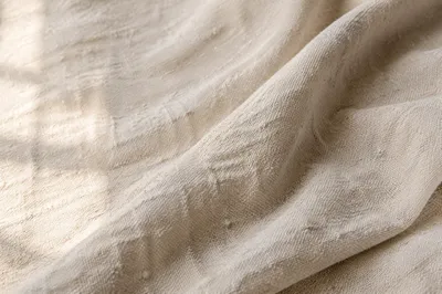 Natural Linen Fabric Texture Background