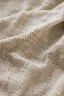 Natural Linen Fabric Texture Background