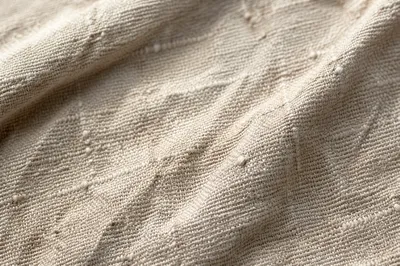 Natural Linen Fabric Texture Background