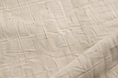 Natural Linen Fabric Texture Background