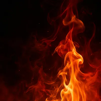 Dark Dramatic Flame Background