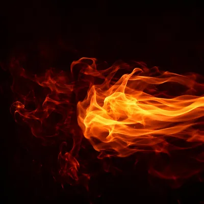 Dramatic Dark Fire Flame Background