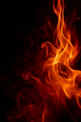 Dramatic Dark Fire and Flame Background
