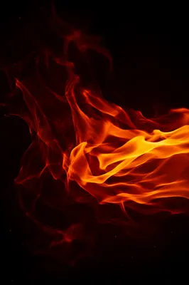 Dramatic Dark Fire Flame Background