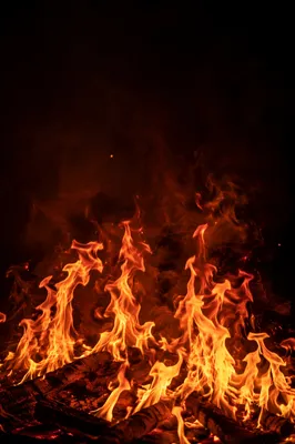 Dramatic Fire and Smoke Background