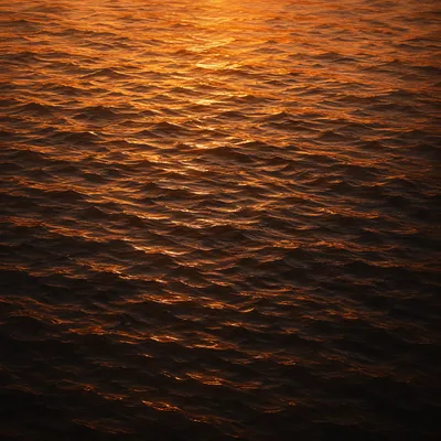 Golden Dusk Reflections on Flowing Water