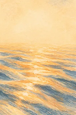 Golden Light on Flowing Water Background