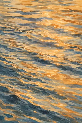 Golden River Ripples Abstract Background