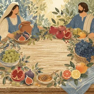 Fruits of the Spirit Garden Background