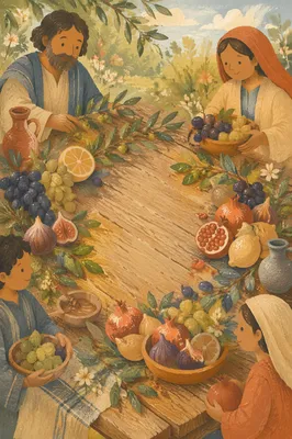 Fruits of the Spirit Garden Background