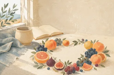 Fruit of the Spirit Peaceful Background