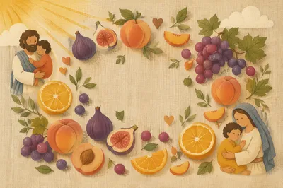 Fruit of the Spirit Rustic Background