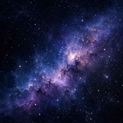 Dark Galaxy Nebula Starfield Background