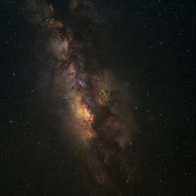 Contemplative Galaxy Nebula Dark Background