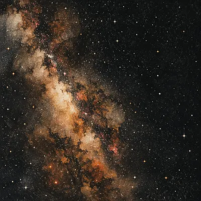 Dark Galaxy Nebula Starfield Background