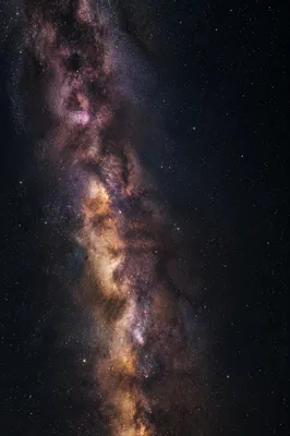 Contemplative Galaxy Nebula Night Sky Background