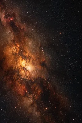 Dark Galaxy Nebula Portrait Background