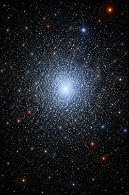 Bright Globular Star Cluster in Deep Space