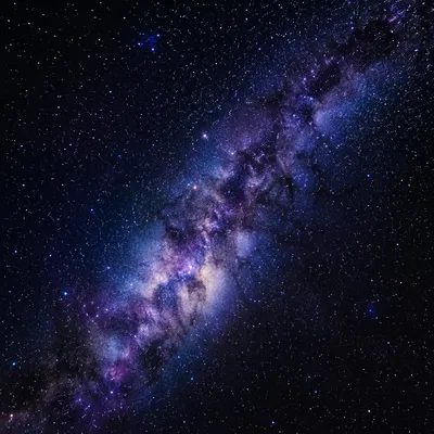 Contemplative Galaxy Nebula Starfield Background