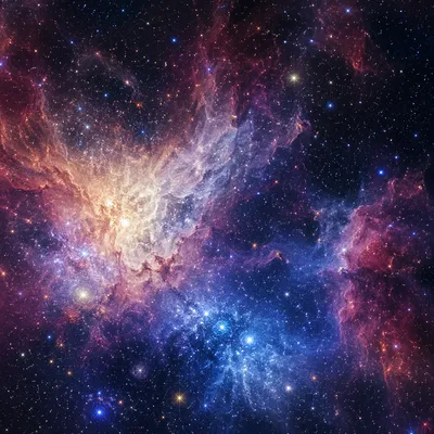 Photorealistic Galaxy Nebula Starfield Background