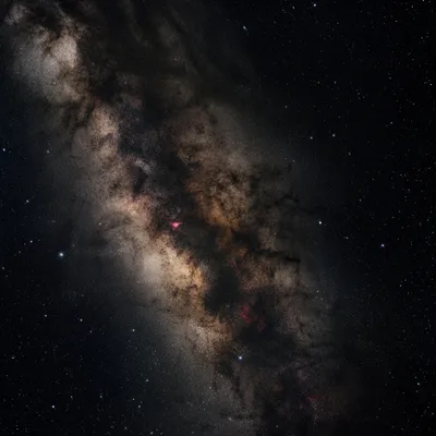 Dark Galactic Nebula Starfield Background