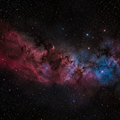 Dark Galaxy Nebula Star Field Background