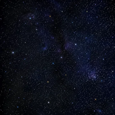 Dark Galaxy Nebula Starfield Background