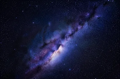 Contemplative Galaxy Nebula Space Background
