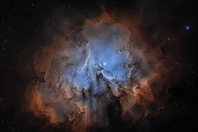Photorealistic Dark Galaxy Nebula Background