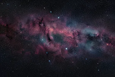 Dark Nebula Galaxy Starfield Background