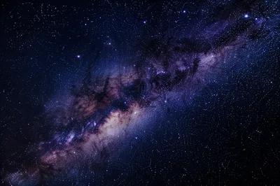Dark Galaxy Nebula Starfield Background