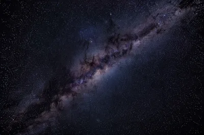 Contemplative Milky Way Nebula Background